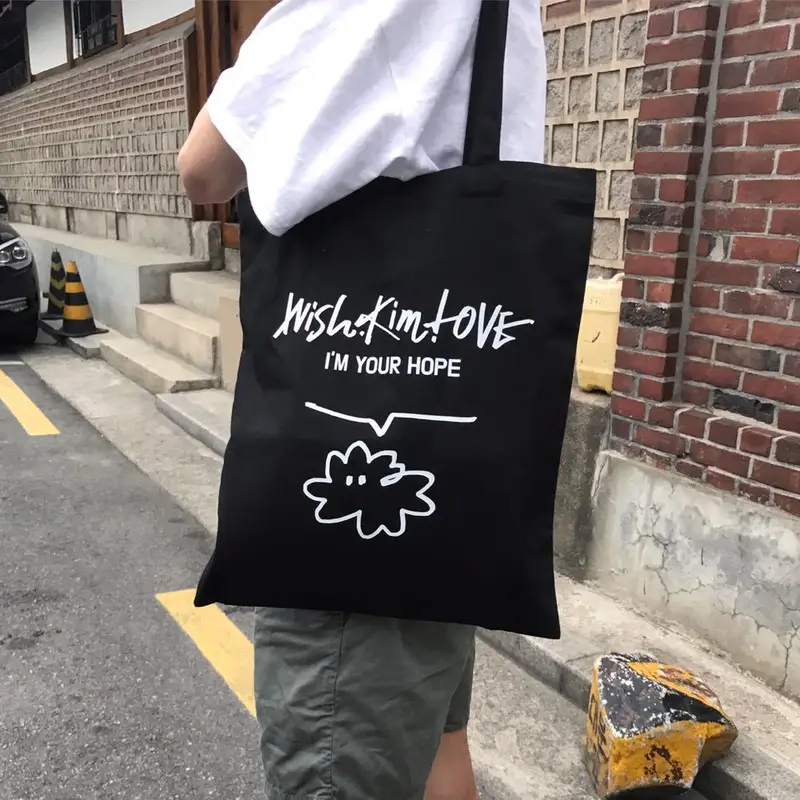 린넨 블랙 에코백  제작 후기 조만간 또 이용할게요. :)- 마플 리얼 후기