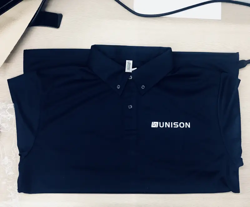 Glimmer ButtonDown Adult Polo Shirt  제작 후기 Great customized product.
Hope you guys have more diverse way of payment- 마플 리얼 후기