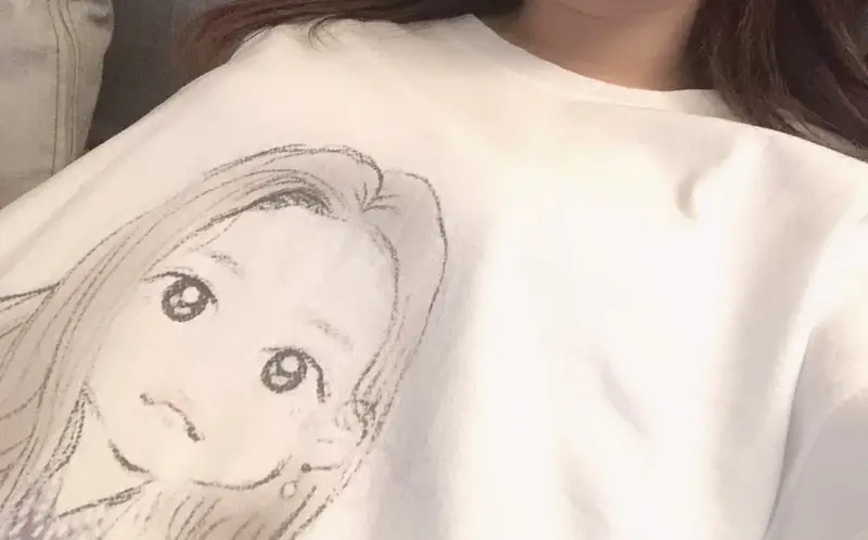 여성 7부 박스티 FREE(55~77) 구매 제작 후기 여친 사다줬는데~ 너무 좋아하네요~~ 중독되겠어요~~- 마플 리얼 후기
