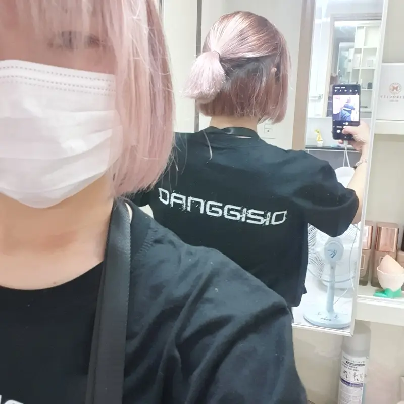 20수 Value 라운드 티셔츠(남녀공용) XL(100) 구매 제작 후기 아 진짜 짱 예뻐ㅜㅜ 저 두번째 주문이잖아요 이거ㅠㅠ- 마플 리얼 후기