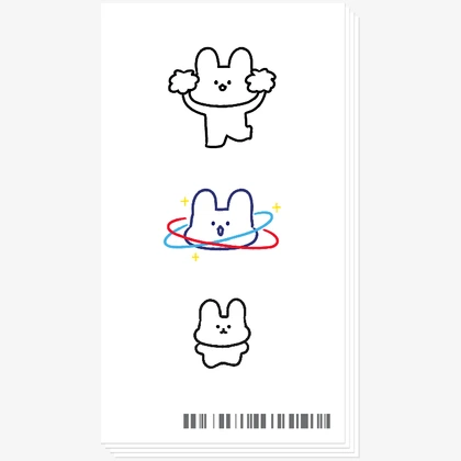 아토와 친구들 Goods, Tattoo sticker (2x3.5) (4 pieces)