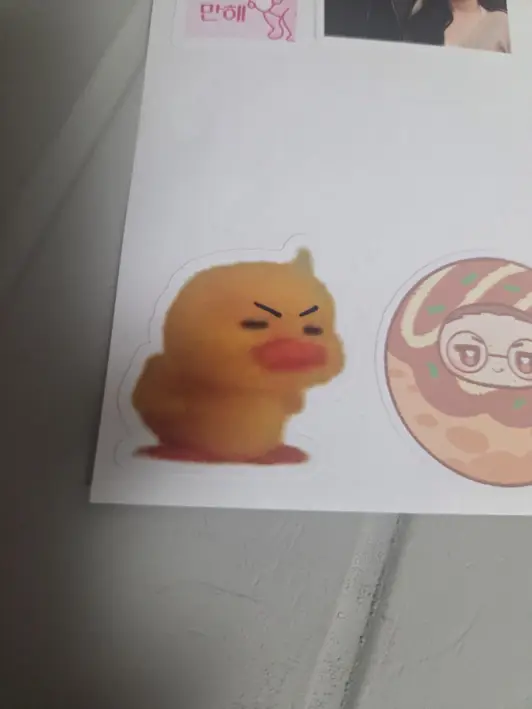 Custom Design Stickers Purchased 5.08 x 7.2 inch 제작 후기 I've tried printing stickers at other places several times, but I think Marpple has the best image quality. Thanks to you, I can print stickers with photos I personally selected and stick them everywhere. I'm very satisfied! - 마플 리얼 후기 