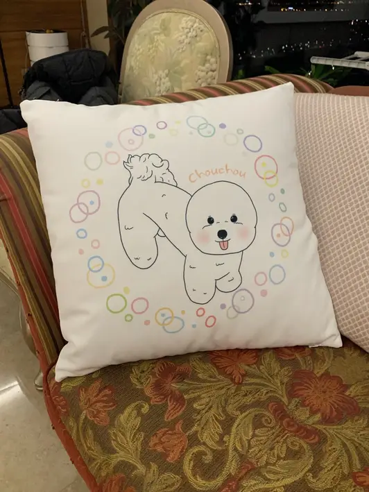 캔버스 모던 쿠션 (L) L(50 x 50 cm) 구매 제작 후기 항상 좋은 퀄리티예요 - 마플 리얼 후기 