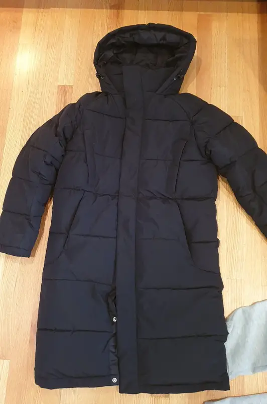 Long Padded Jacket Purchased L 제작 후기 Quality itself is great. Size is little bit too big - 마플 리얼 후기 