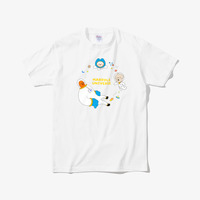 MARPPLE UNIVERSE 굿즈, 프린트스타 17수 라운드 티셔츠(남녀공용)