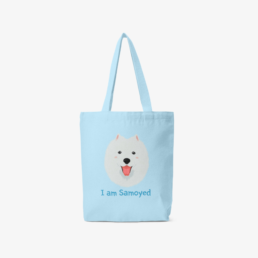 I am Samoyed_CanvasBag_B, MARPPLESHOP GOODS