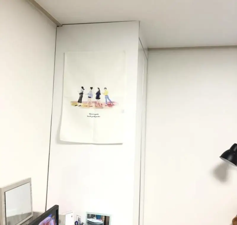 세로 패브릭 포스터 (45X65) 45X65cm 구매 제작 후기 수채화 느낌이 잘 표현될까 걱정했는데 인쇄 잘 되었어요!- 마플 리얼 후기