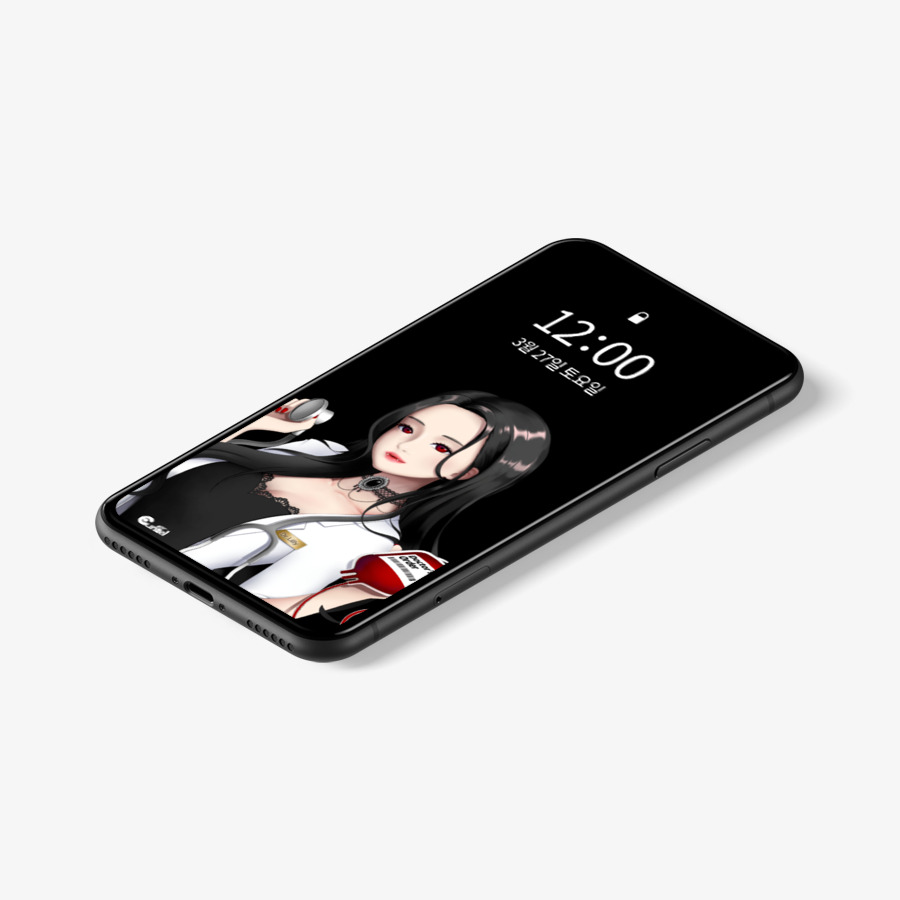 DrLilly Screensaver for Phone Black, 마플샵 굿즈