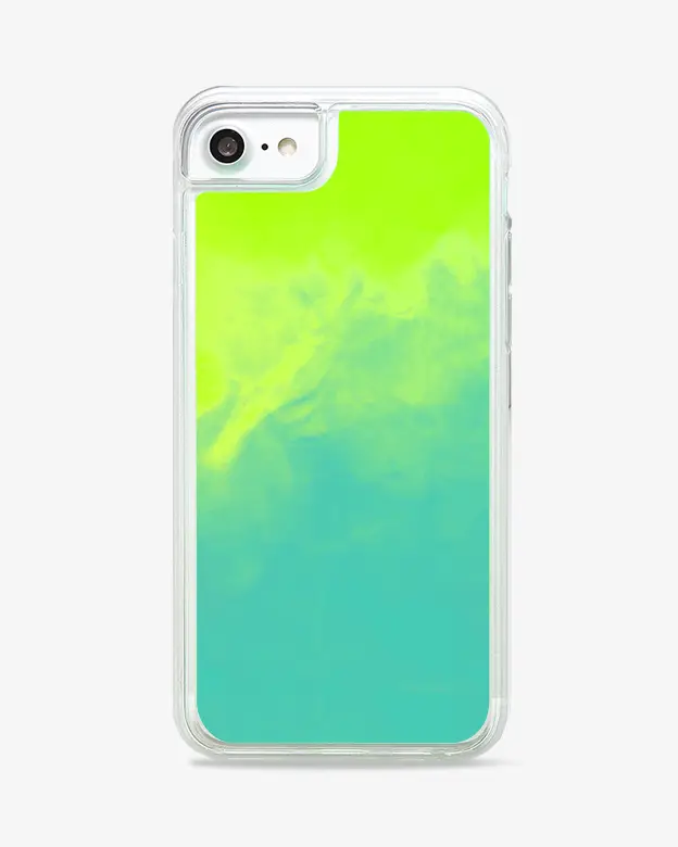iPhone SE2 Neon Sand Case (Blue Green)