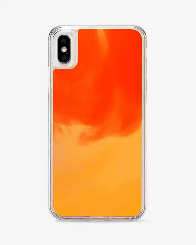 아이폰 XS MAX 네온샌드 케이스 (오렌지)
