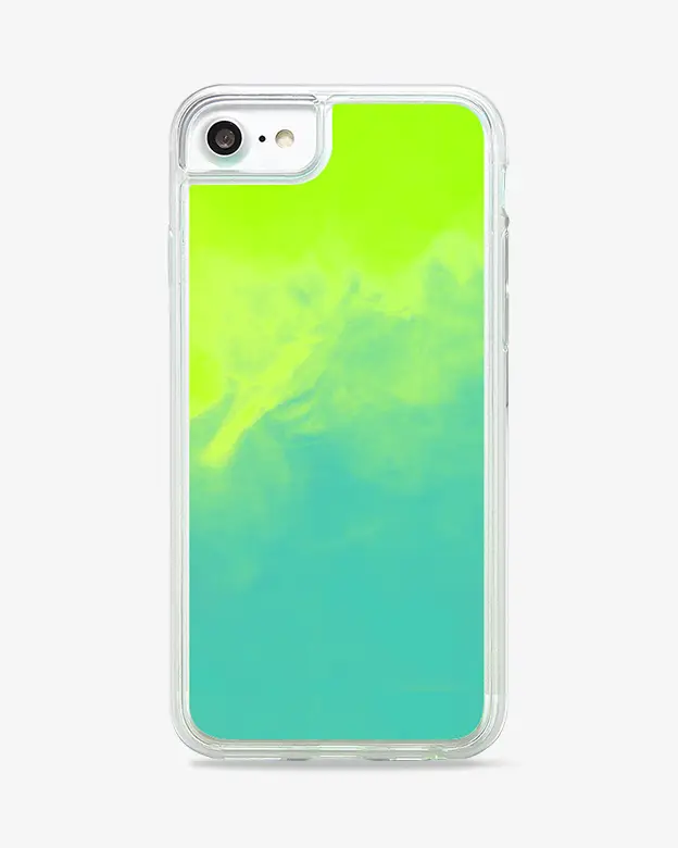iPhone 7 Neon Sand Case (Blue Green)