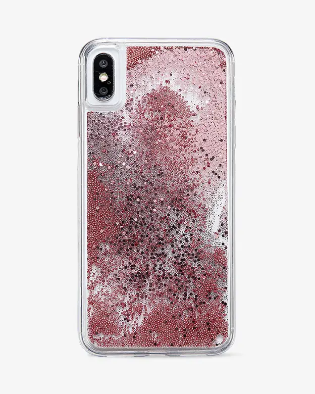 iPhone XS MAX Glitter Case (Pink)