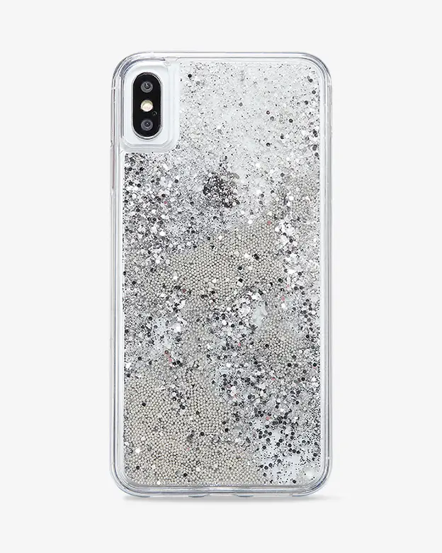 아이폰 XS MAX 글리터 케이스 (실버)