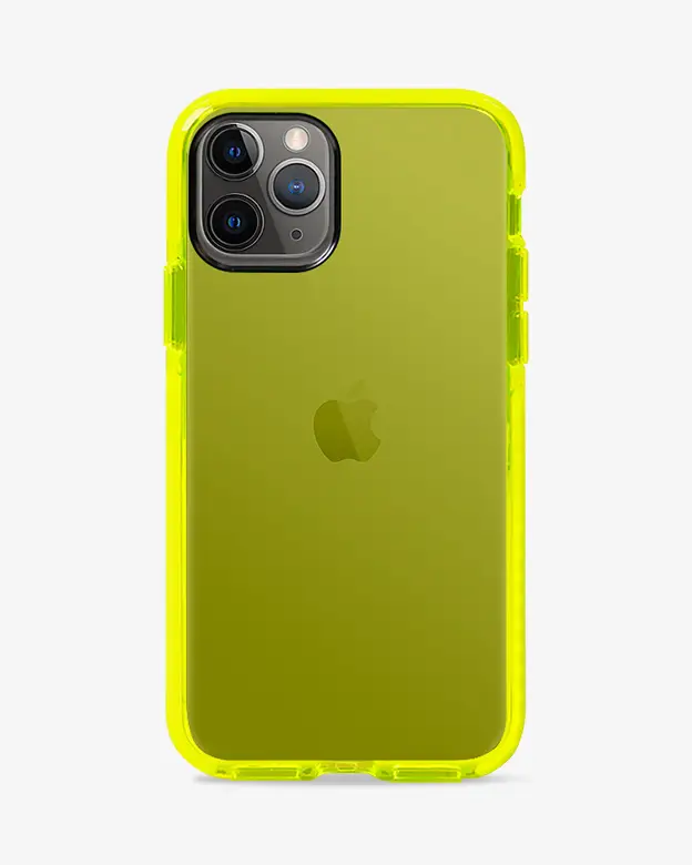 iPhone 11 PRO Anti Shock Soft Case (Neon Yellow)