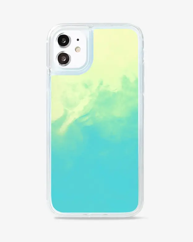 iPhone 11 Neon Sand Case (Blue White)