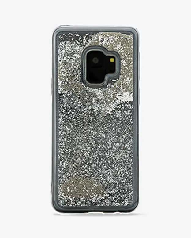 Galaxy S9 Glitter Case (Silver)