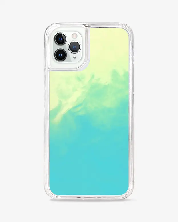 iPhone 11 PRO Neon Sand Case (Blue White)