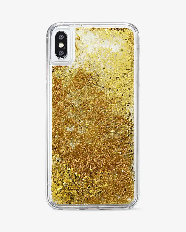 iPhone XS MAX Glitter Case (Gold)