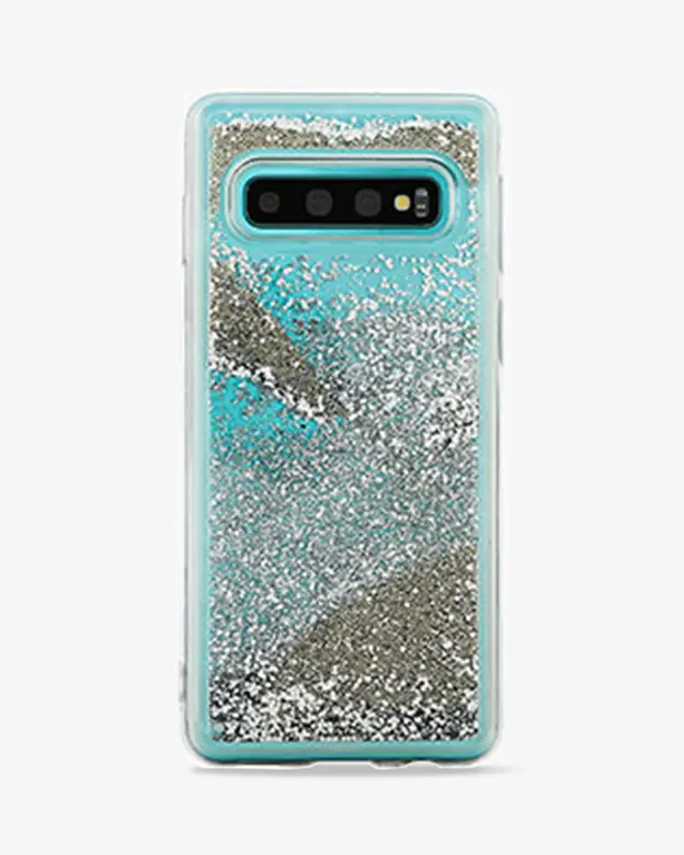 Galaxy S10 Glitter Case (Silver)