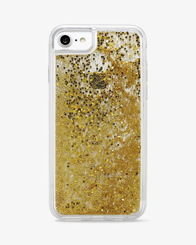 iPhone 8 Glitter Case (Gold)
