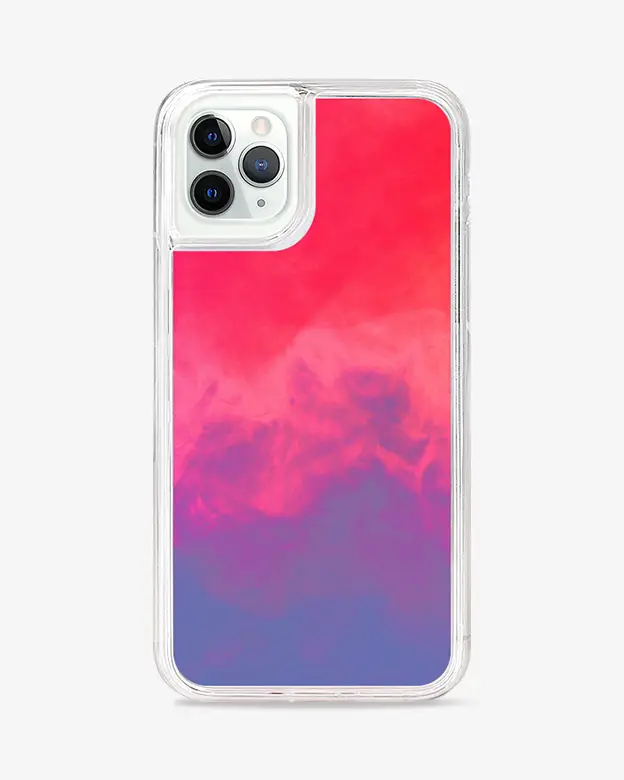 iPhone 11 PRO Neon Sand Case (Blue Pink)