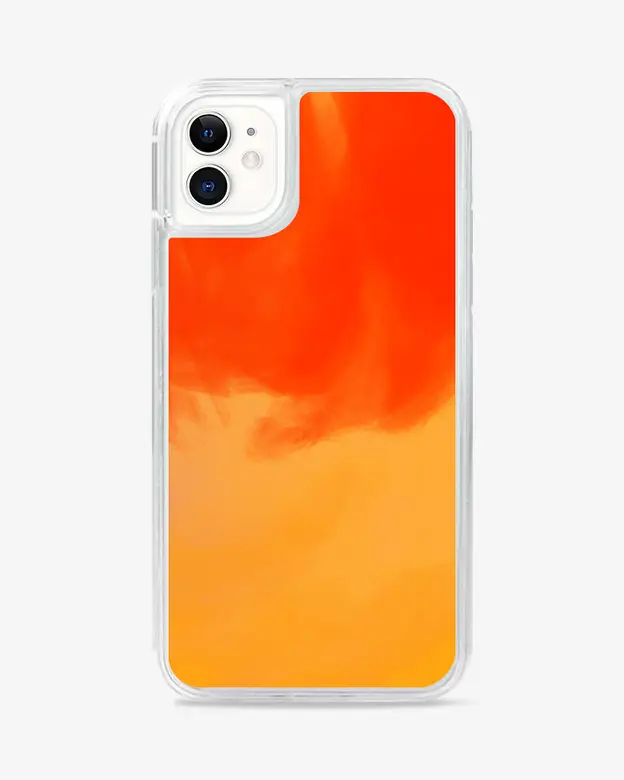 iPhone 11 Neon Sand Case (Orange)