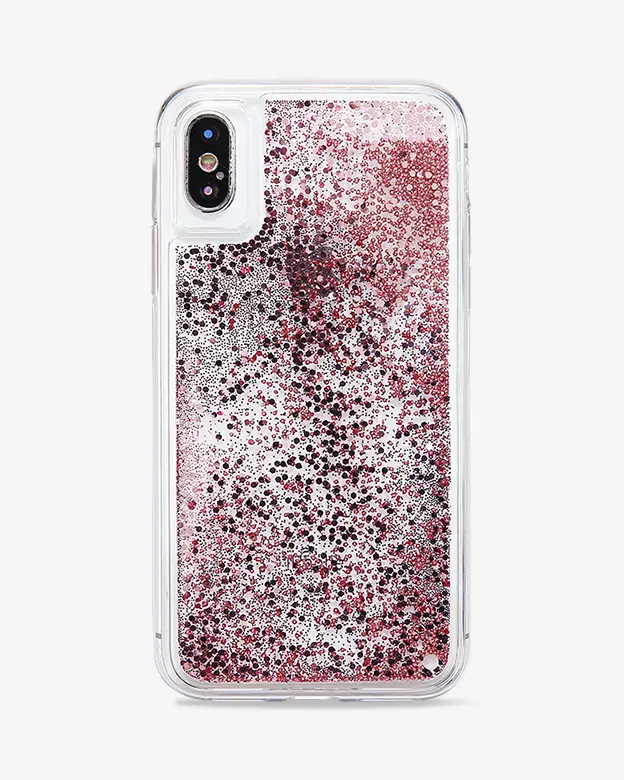 iPhone X/XS Glitter Case (Pink)