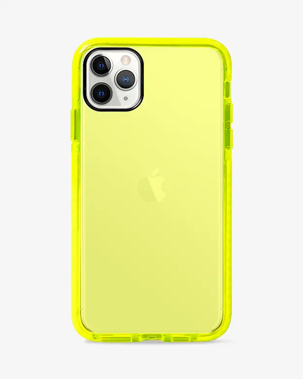 iPhone 11 PRO MAX Anti Shock Soft Case (Neon Yellow)