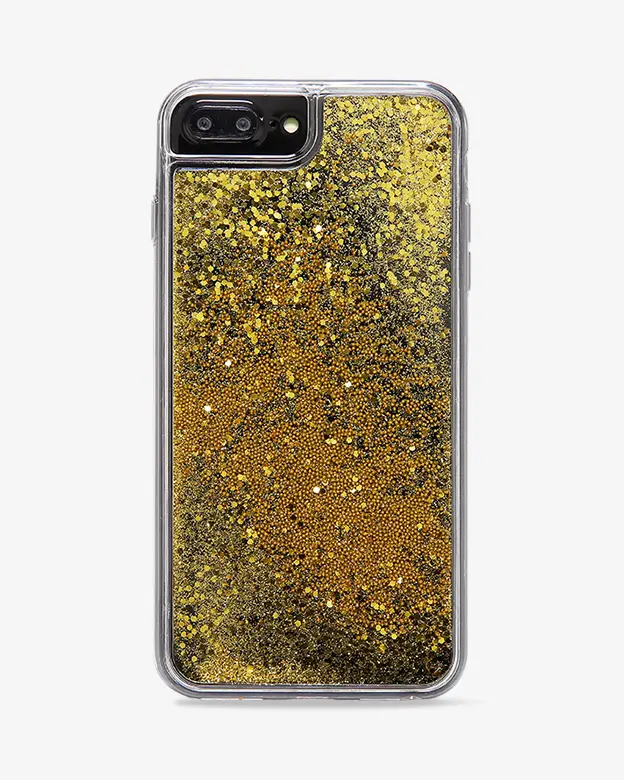iPhone 7 Plus Glitter Case (Gold)