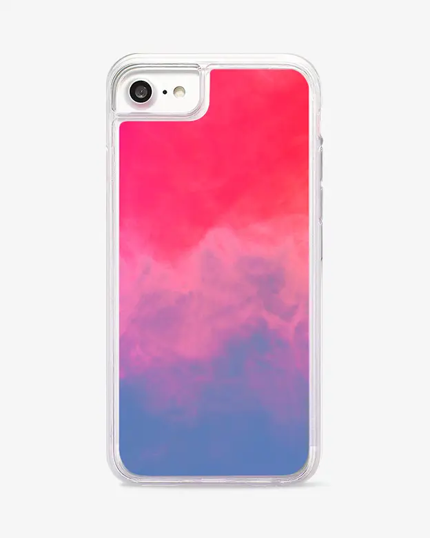iPhone SE2 Neon Sand Case (Blue Pink)