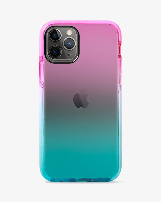 iPhone 11 PRO Anti Shock Soft Case (Blue Pink)