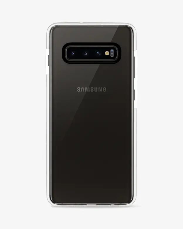 갤럭시 S10 플러스 투명 범퍼케이스 (화이트)