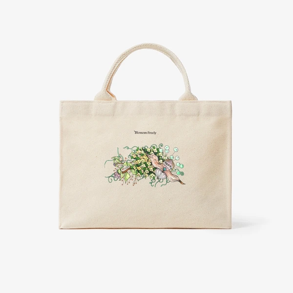 blossomfreely블라썸프릴리 Accessories, Canvas Grocery Shopping Bag (S)