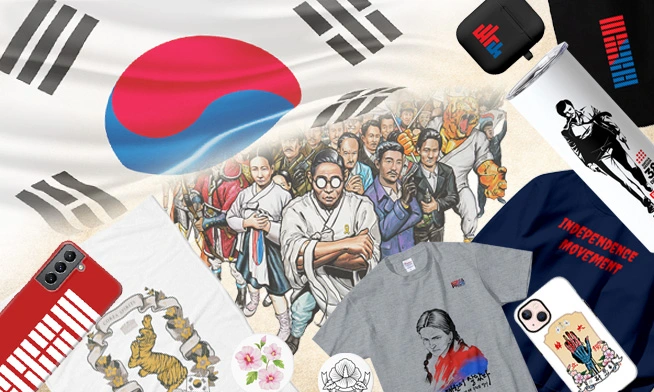 Celebrate independence movement day,
fascinated by Korea
