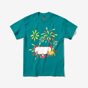 여름계열 불꽃놀이 팬더 티셔츠 ver.1