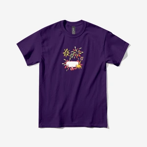 여름계열 불꽃놀이 팬더 미니미 티셔츠 
