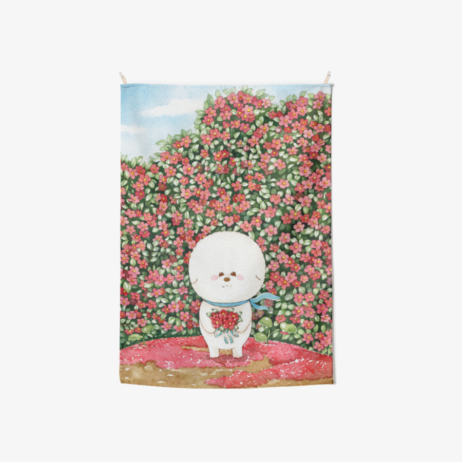 Camellia Hill Fabric Poster, MARPPLESHOP GOODS
