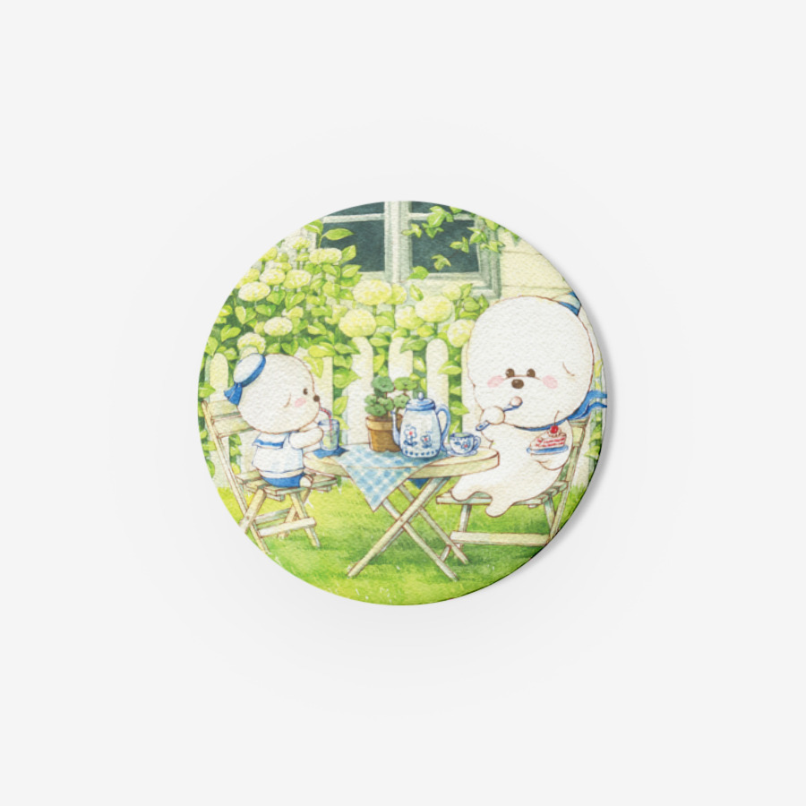 Spring party Pin Button, MARPPLESHOP GOODS
