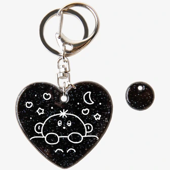 금감자 Goods, Jelly Heart Keychain