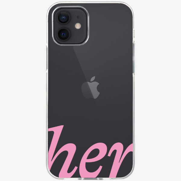 ADOY ‘her’ text iPhone Jelly Case, MARPPLESHOP GOODS