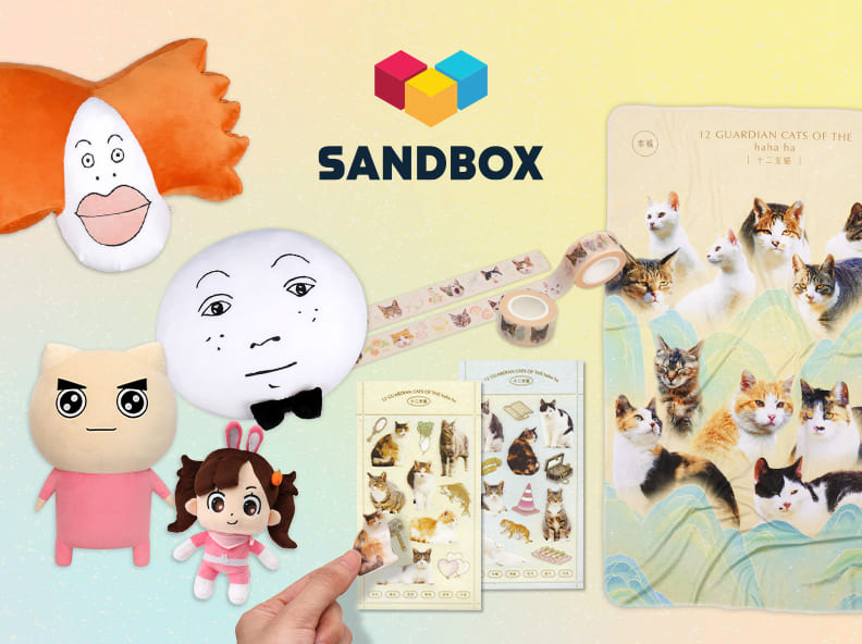 Our goal is with creators,
Sandbox Shop OPEN!
