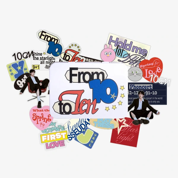 10CM , KJY Tin Sticker Set 굿즈, 굿즈 판매, 굿즈샵