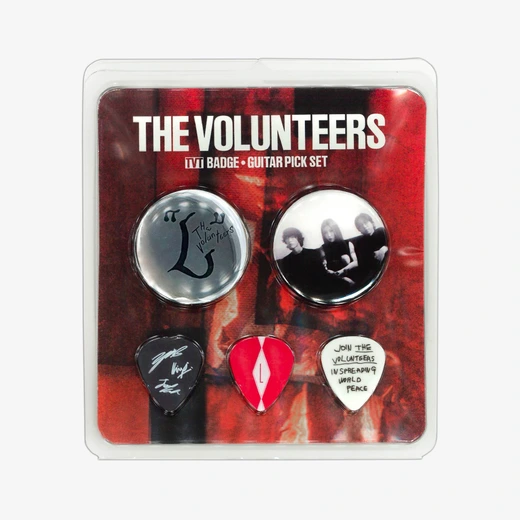 The Volunteers , The Volunteers Badge &amp Guitar pick Set
