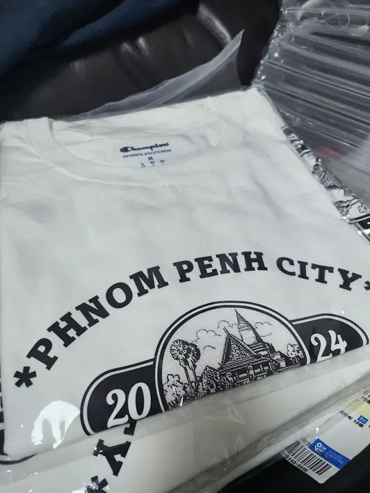 Champion ワンポイントロゴTシャツ S / XL 購入 제작 후기 いつも好きなクオリティ - 마플 리얼 후기 