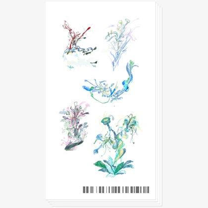 난풀 Goods, Tattoo sticker (2x3.5) (4 pieces)