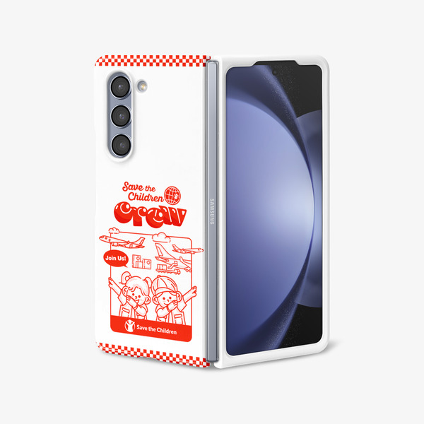 세이브더칠드런 크루 Phone ACC, Galaxy Z Fold5 Snap (Glossy)