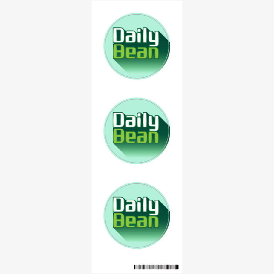 DailyBean Sticker, MARPPLESHOP GOODS