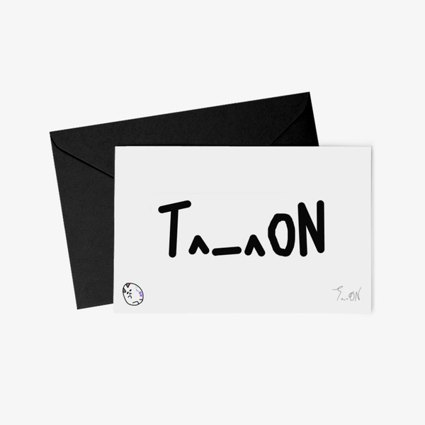 티온Tion ステッカー, 特大サイズはがき+封筒セット (横長)