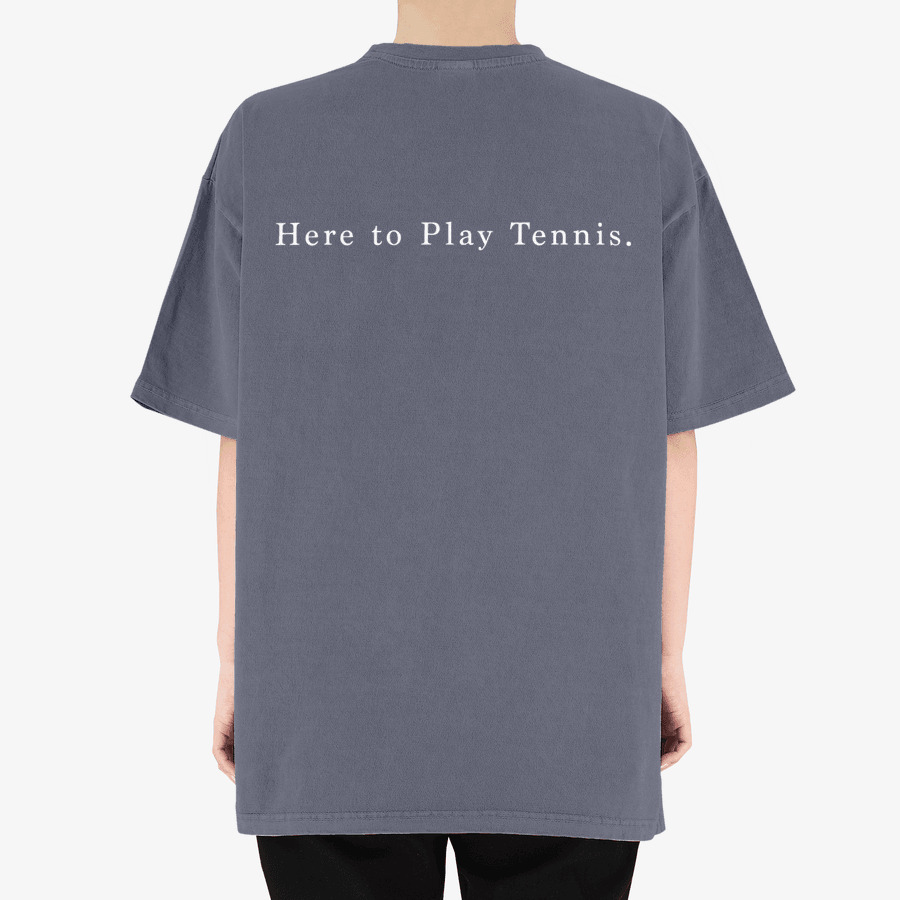 Here to Play T Shirt Washed, MARPPLESHOP GOODS
