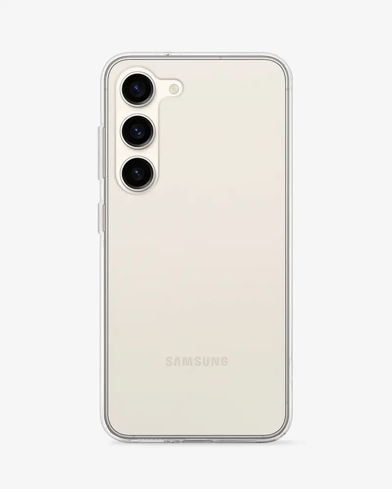Galaxy S23 Clear Soft TPU Case
